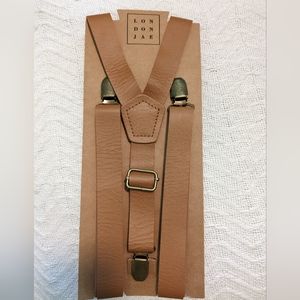 New lightweight leather suspenders